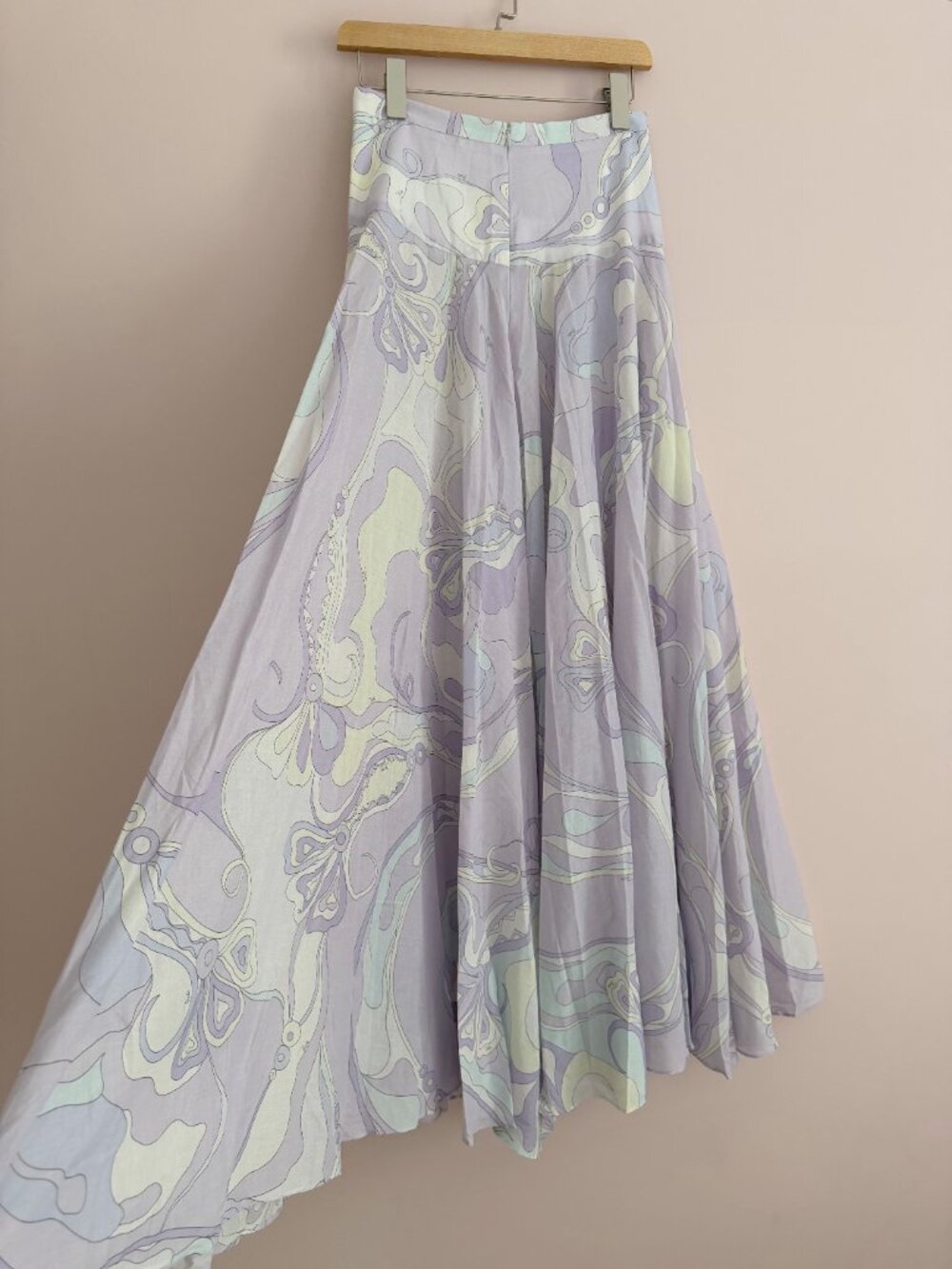 Pucci Orchidee-print Maxi Skirt in Cotton-muslin - Picture 7 of 11